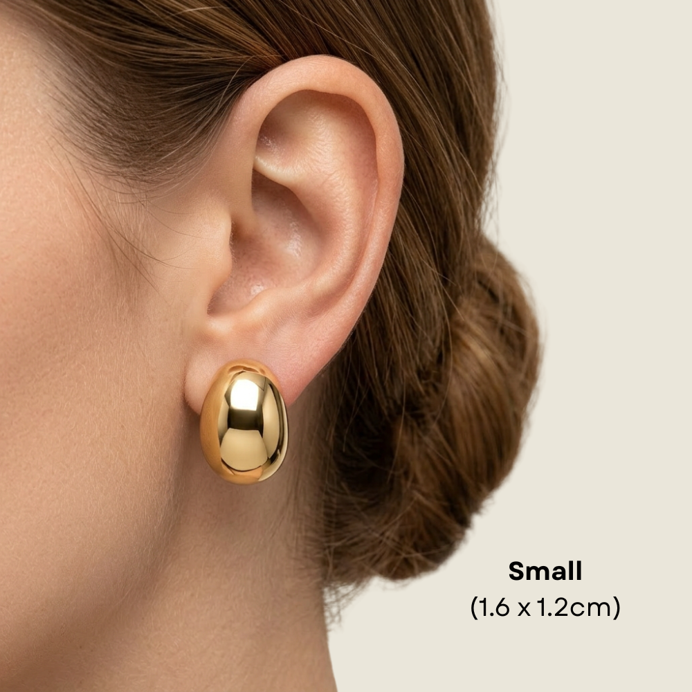 14K Gold Filled Bubble Stud Earrings