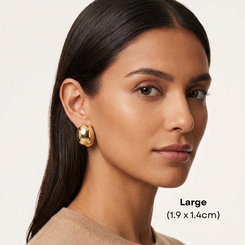 14K Gold Filled Bubble Stud Earrings