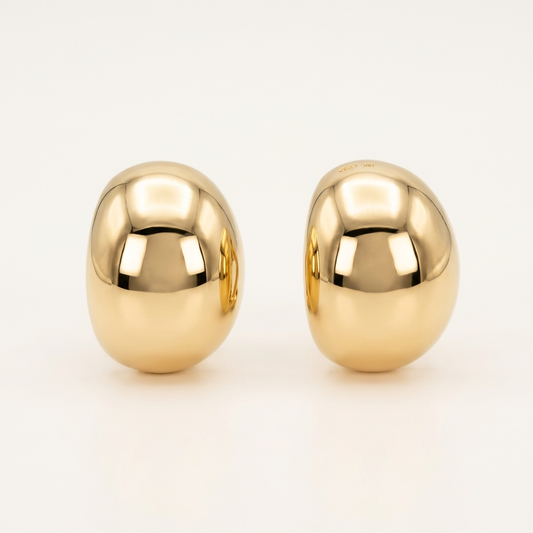 14K Gold Filled Bubble Stud Earrings