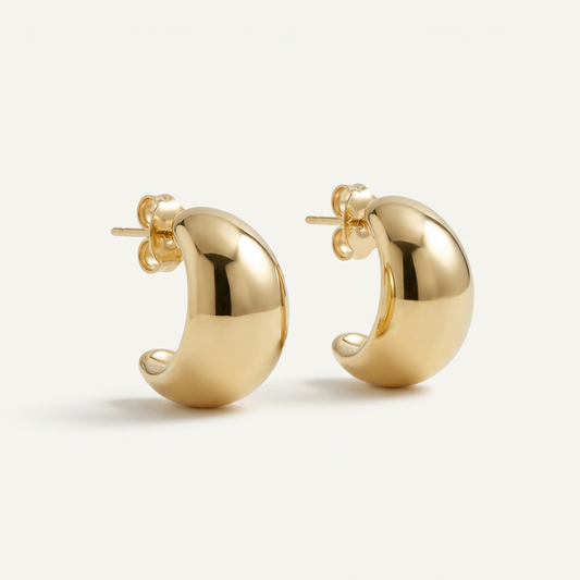 14K Gold Filled Bubble Stud Earrings