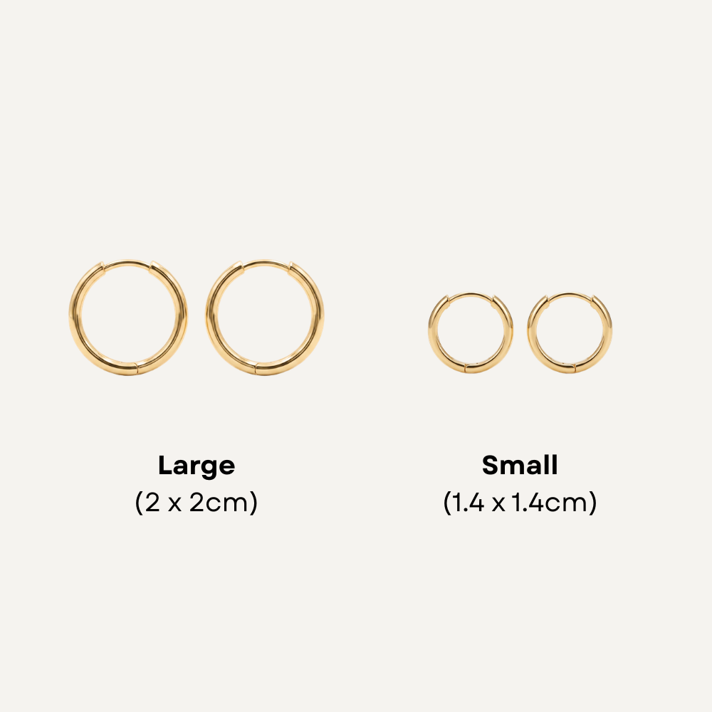14K Gold Filled Minimalist Huggie Earrings