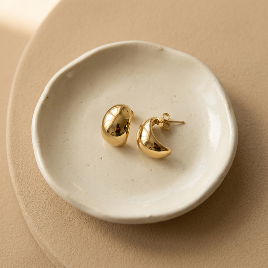 14K Gold Filled Bubble Stud Earrings