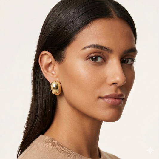 14K Gold Filled Bubble Stud Earrings
